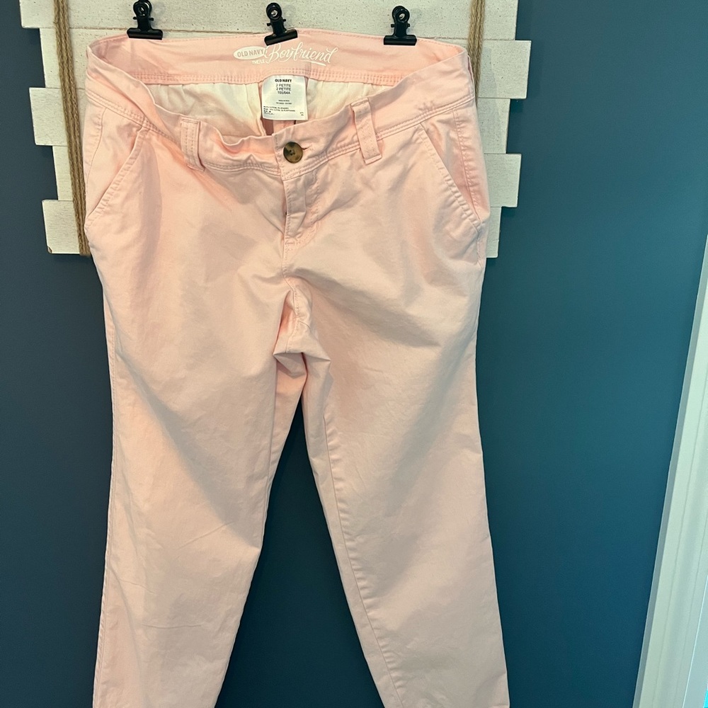Old Navy Size 2 light pink chinos